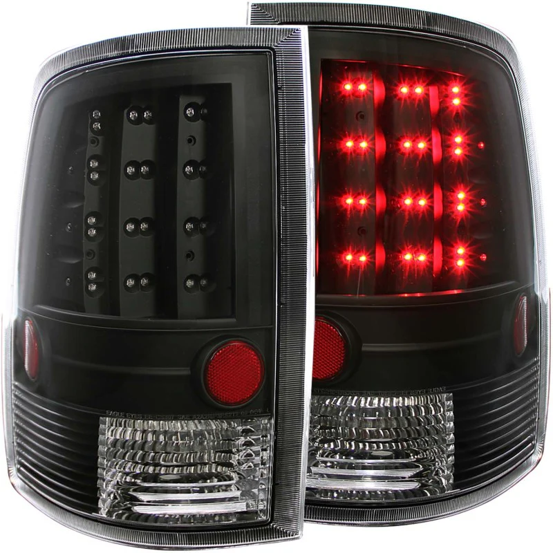 ANZO 2009-2015 Dodge Ram 1500 LED Taillights Black - Image 2