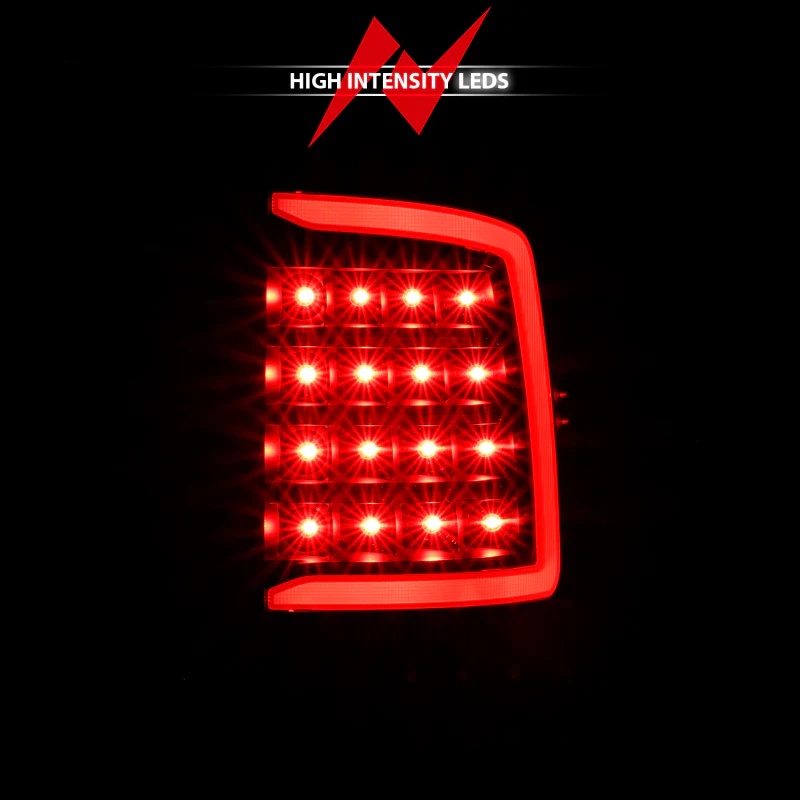 ANZO 2009-2018 Dodge Ram 1500 LED Taillight Plank Style Black w/Clear Lens - Image 17