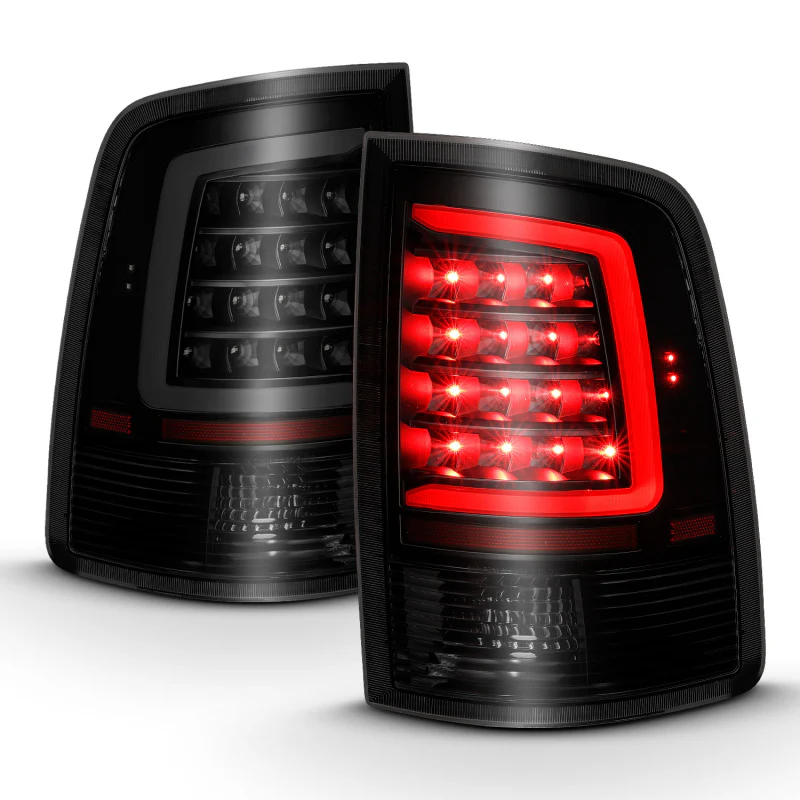 ANZO 2009-2018 Dodge Ram 1500 LED Taillight Plank Style Black w/Smoke Lens - Image 3