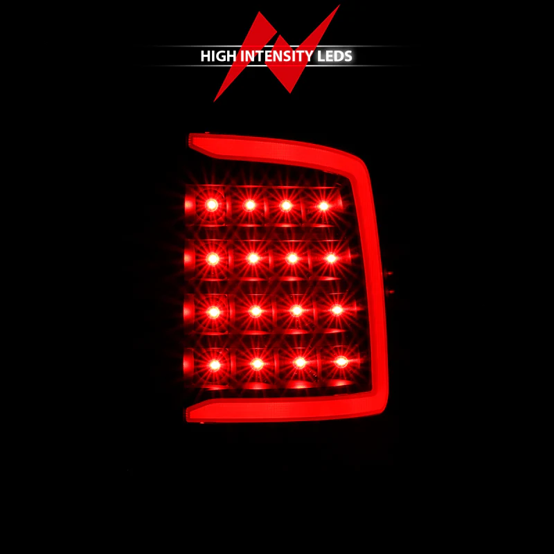 ANZO 2009-2018 Dodge Ram 1500 LED Taillight Plank Style Black w/Smoke Lens - Image 8