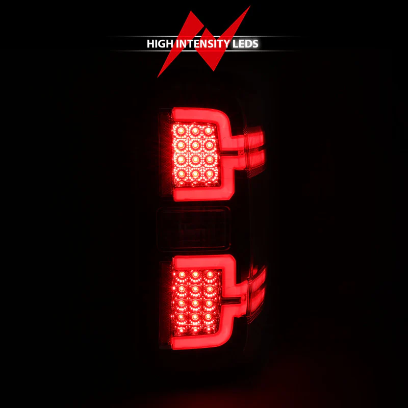ANZO 2014-2018 Chevy Silverado 1500 LED Taillights Black - Image 5
