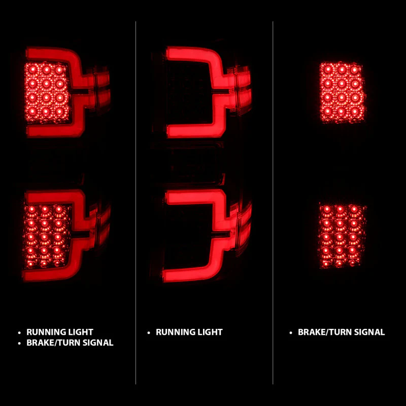 ANZO 2014-2018 Chevy Silverado 1500 LED Taillights Chrome - Image 14