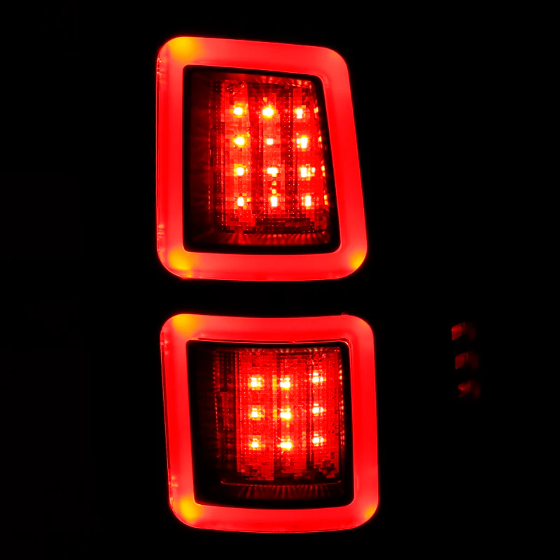 ANZO LED Black 13-17 Dodge Ram 1500/2500/3500 LED Taillights Black - Image 2