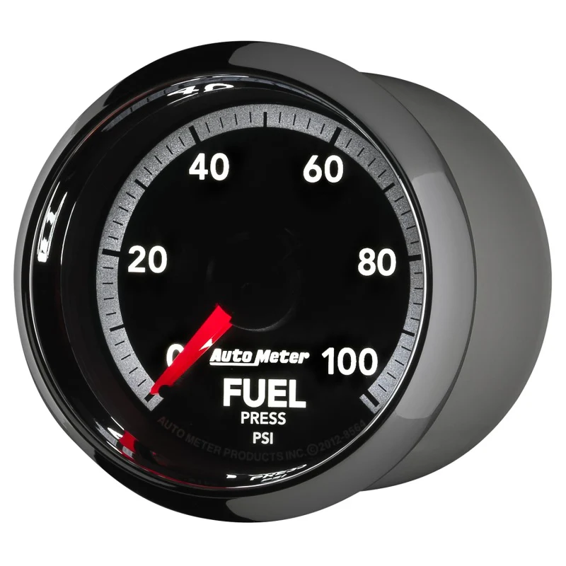 Autometer Factory Match 2 1/6in Full Sweep Electronic 0-100 PSI Fuel Pressure Gauge Dodge Ram Gen 4 - Image 2