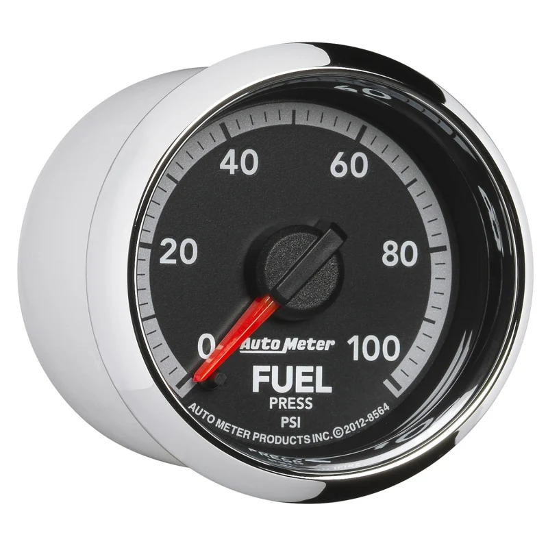 Autometer Factory Match 2 1/6in Full Sweep Electronic 0-100 PSI Fuel Pressure Gauge Dodge Ram Gen 4 - Image 4