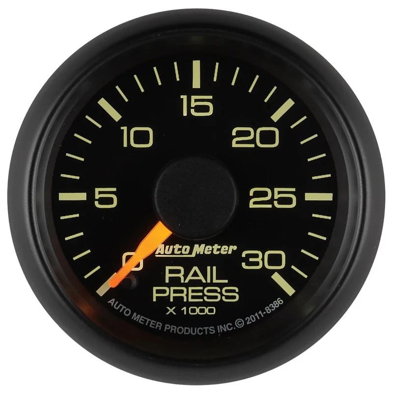 Autometer Factory Match 52.4mm Digital Stepper Motor 0-30,000 PSI Diesel Fuel Rail Pressure Gauge - Image 3