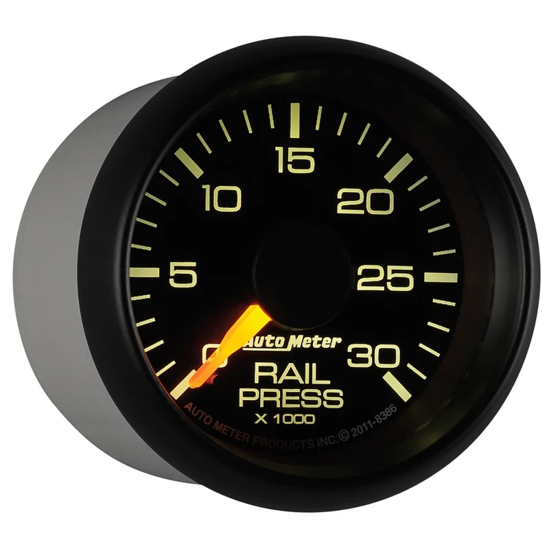 Autometer Factory Match 52.4mm Digital Stepper Motor 0-30,000 PSI Diesel Fuel Rail Pressure Gauge - Image 5