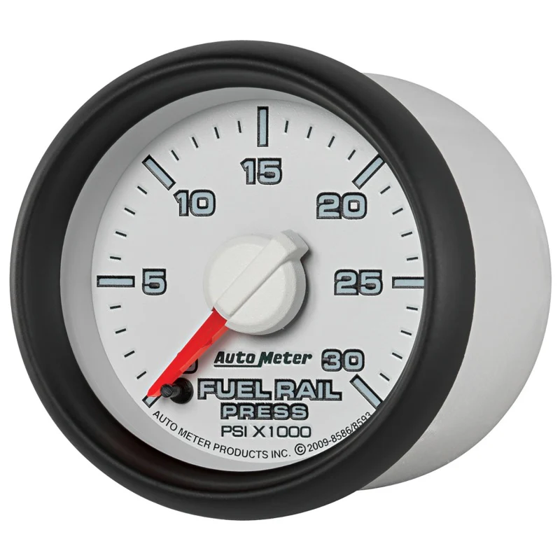 Autometer Factory Match 52.4mm Full Sweep Electric 0-30,000 PSI Diesel Fuel Rail Pressure - Image 3