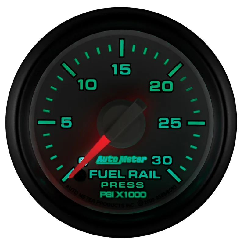 Autometer Factory Match 52.4mm Full Sweep Electric 0-30,000 PSI Diesel Fuel Rail Pressure - Image 4