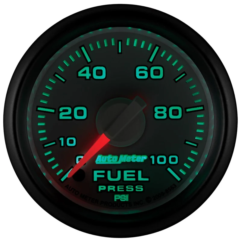 Autometer Factory Match 52.4mm Full Sweep Electronic 0-100 PSI Fuel Pressure Gauge Dodge - Image 4