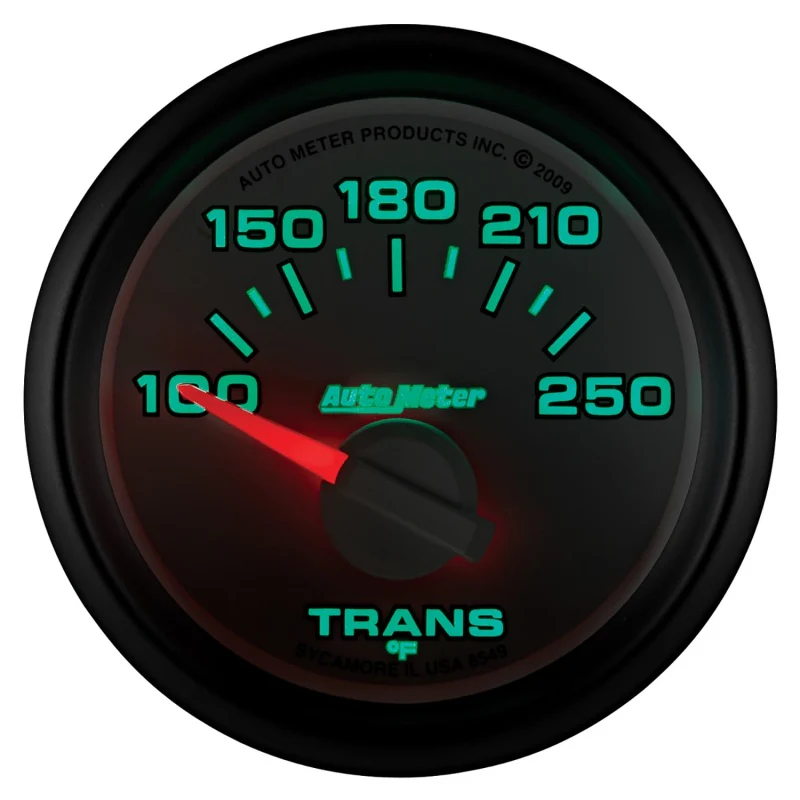 Autometer Factory Match 52mm Short Sweep Electronic 100-250 Deg F Transmission Temperature Gauge - Image 4