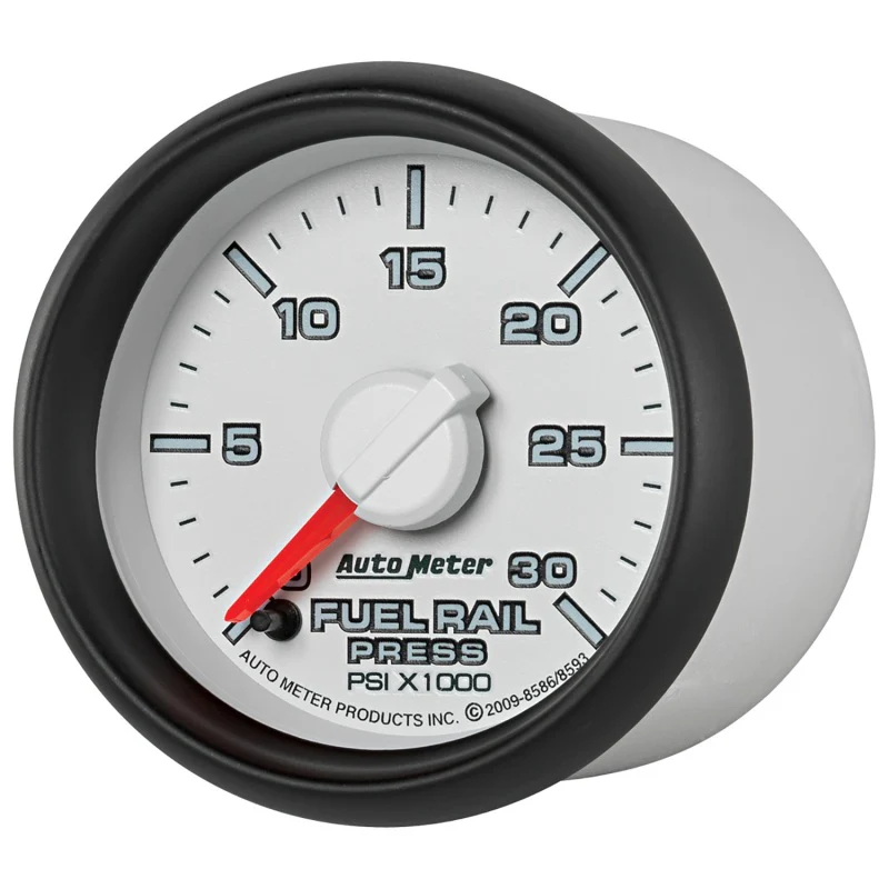 Autometer Factory Match Diesel Fuel Rail Pressure Gauge 52.4mm 0-30K PSI SE, Cummins 6.7 L, Dodge - Image 2