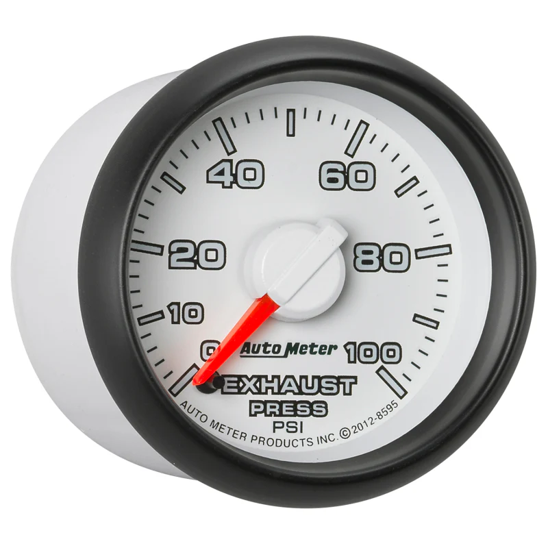Autometer Factory Match Exhaust Pressure Gauge 2-1/16in 0-100 PSI FSE Dodge - Image 4