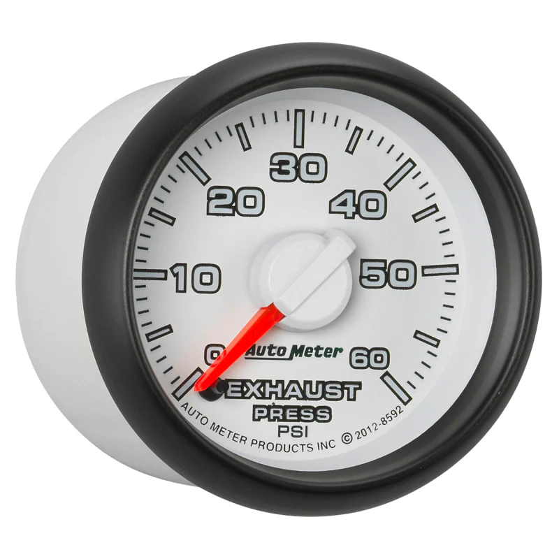 AutoMeter Gauge Exhaust Press. 2-1/16in. 60PSI Stepper Motor Ram Gen 3 Factory Match - Image 3