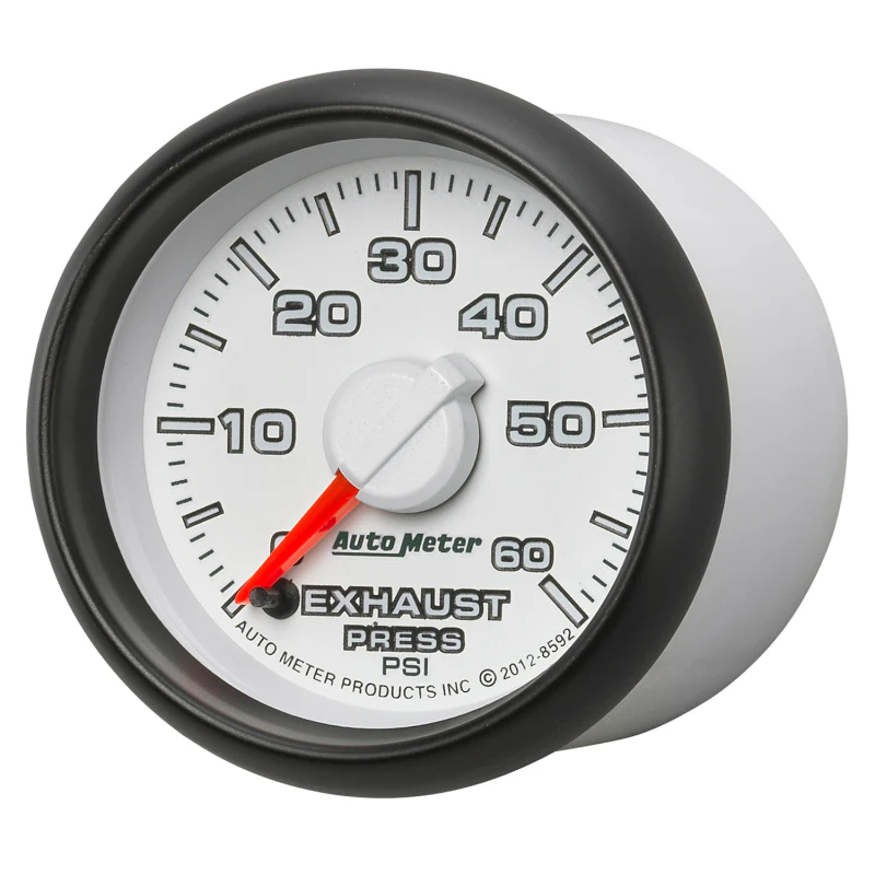 AutoMeter Gauge Exhaust Press. 2-1/16in. 60PSI Stepper Motor Ram Gen 3 Factory Match - Image 4