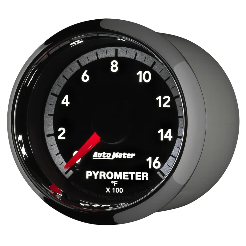 Autometer Gen4 Dodge Factory Match 52.4mm Full Sweep Electronic 0-1600 Deg F EGT/Pyrometer Gauge - Image 2