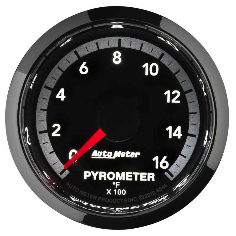 Autometer Gen4 Dodge Factory Match 52.4mm Full Sweep Electronic 0-1600 Deg F EGT/Pyrometer Gauge - Image 3
