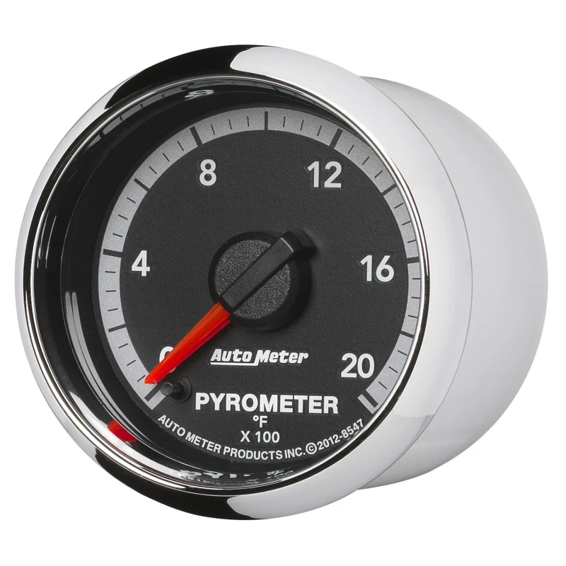 Autometer Gen4 Dodge Factory Match 52.4mm Full Sweep Electronic 0-2000 Deg F EGT/Pyrometer Gauge - Image 3