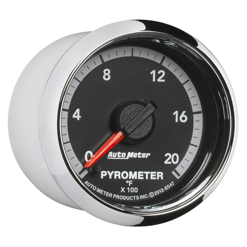 Autometer Gen4 Dodge Factory Match 52.4mm Full Sweep Electronic 0-2000 Deg F EGT/Pyrometer Gauge - Image 6