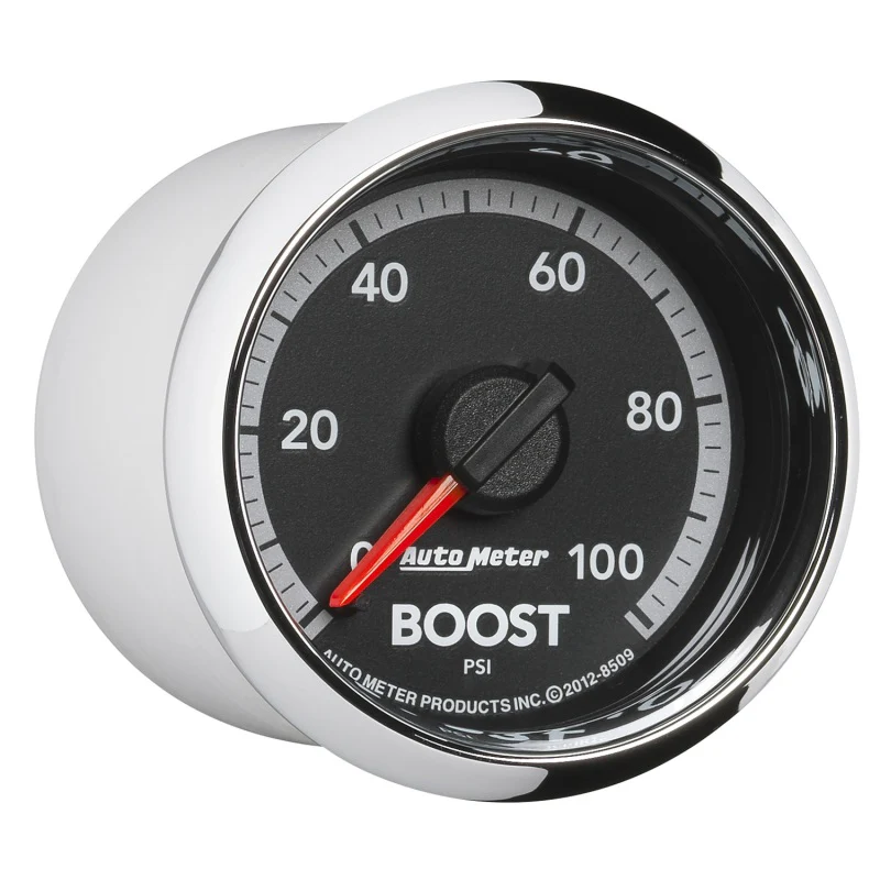 Autometer Gen4 Dodge Factory Match 52.4mm Mechanical 0-100 PSI Boost Gauge - Image 2