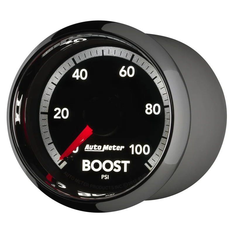 Autometer Gen4 Dodge Factory Match 52.4mm Mechanical 0-100 PSI Boost Gauge - Image 3