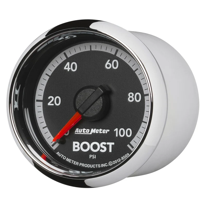 Autometer Gen4 Dodge Factory Match 52.4mm Mechanical 0-100 PSI Boost Gauge - Image 4