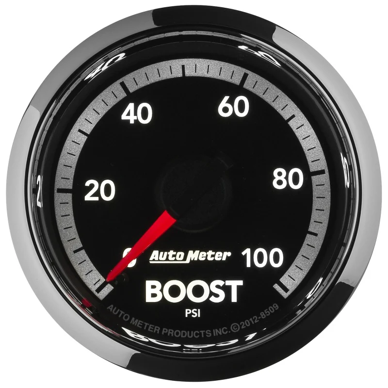 Autometer Gen4 Dodge Factory Match 52.4mm Mechanical 0-100 PSI Boost Gauge - Image 6