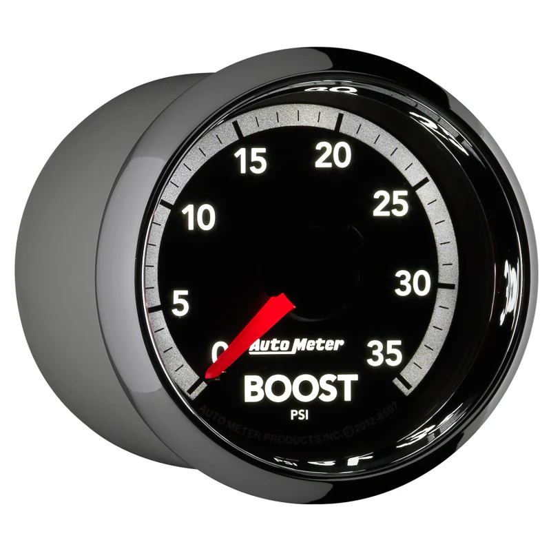 Autometer Gen4 Dodge Factory Match 52.4mm Mechanical 0-35 PSI Boost Gauge - Image 3