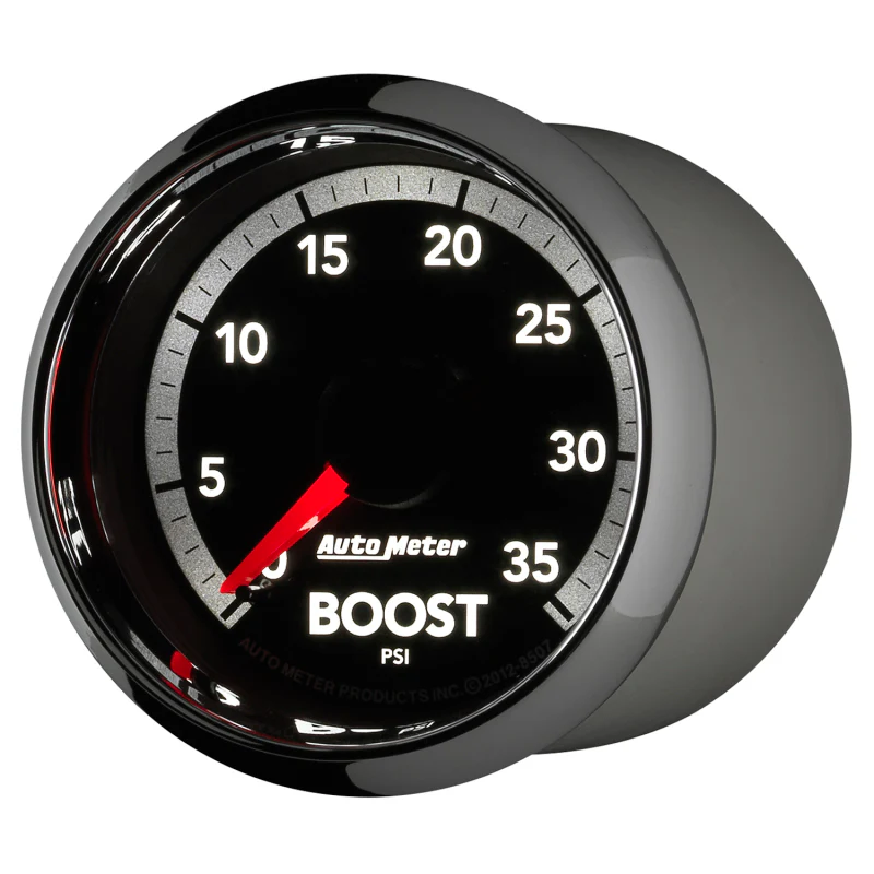 Autometer Gen4 Dodge Factory Match 52.4mm Mechanical 0-35 PSI Boost Gauge - Image 4