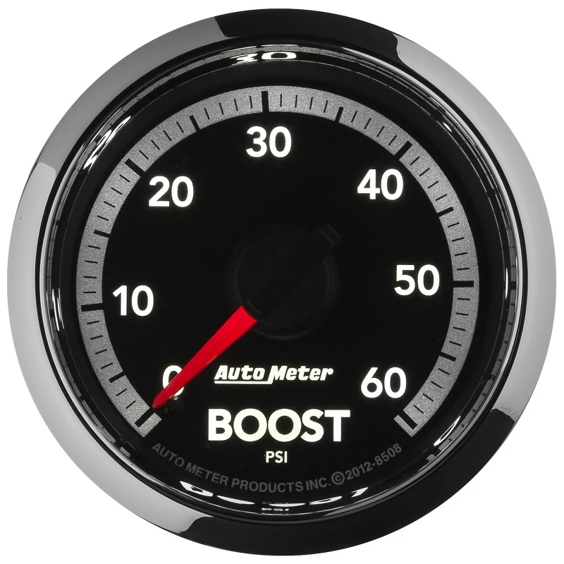 Autometer Gen4 Dodge Factory Match 52.4mm Mechanical 0-60 PSI Boost Gauge - Image 2
