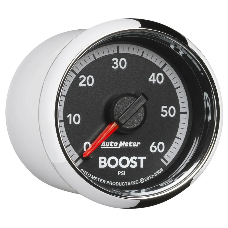 Autometer Gen4 Dodge Factory Match 52.4mm Mechanical 0-60 PSI Boost Gauge - Image 6