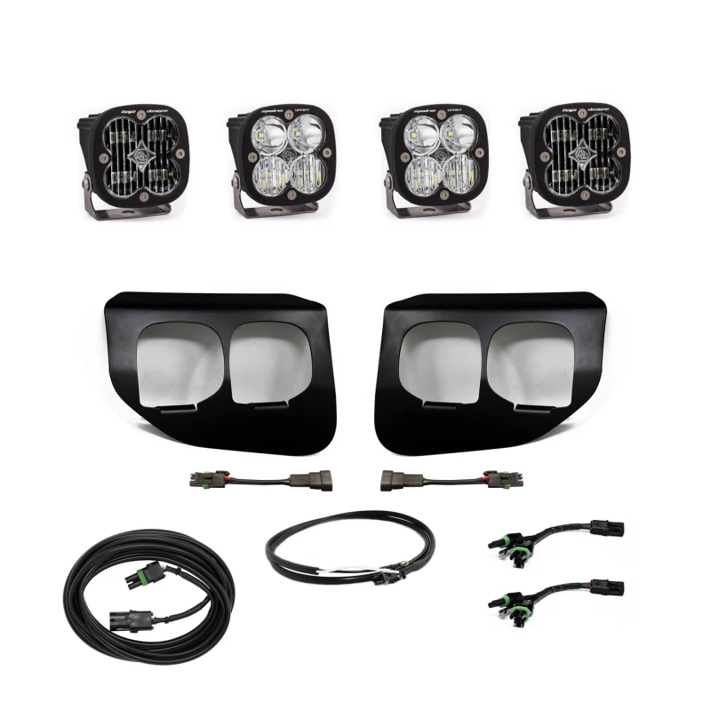 Baja Designs Ford Super Duty (20-On) Fog Lights Dual FPK SAE/Sport DC Baja Designs w/Upfitter - Image 2