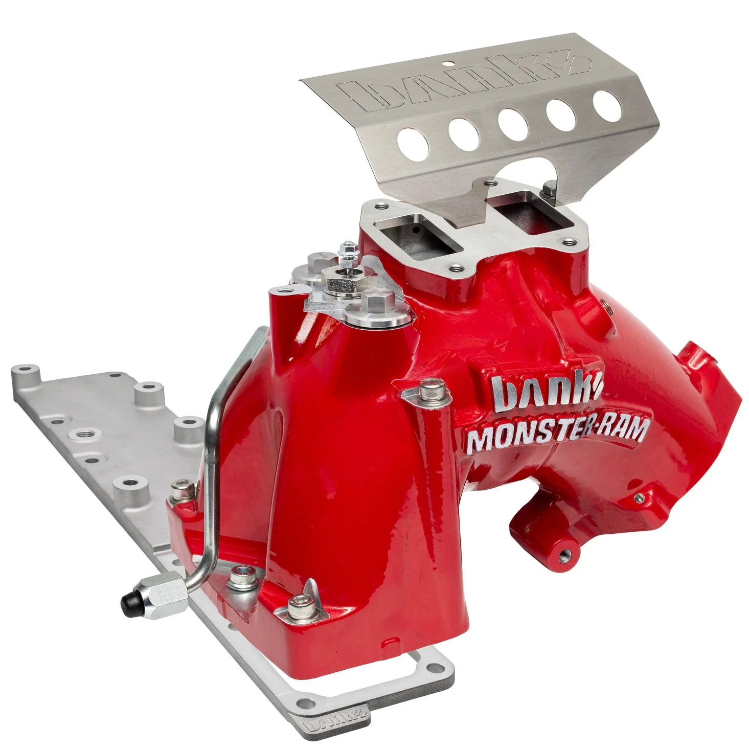 Banks Power 42798-PC Monster-Ram Intake with Plate - Red