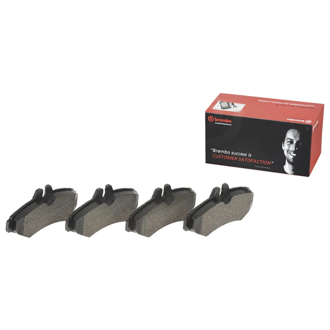 Brembo 03-06 Dodge Sprinter 2500/03-04 Mercedes-Benz G55 AMG Rear Premium Low-Met OE Equivalent Pad
