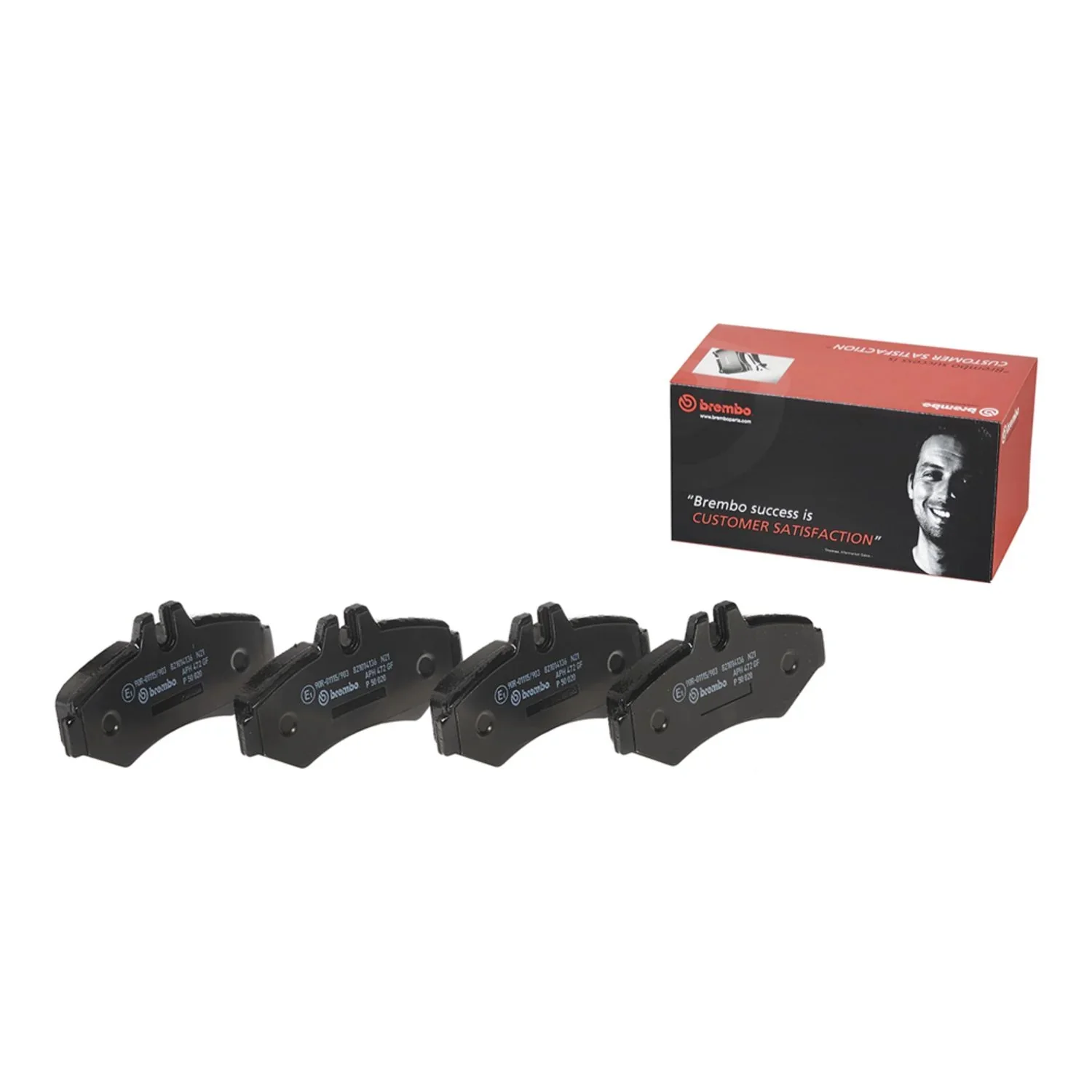 Brembo 03-06 Dodge Sprinter 2500/03-04 Mercedes-Benz G55 AMG Rear Premium Low-Met OE Equivalent Pad - Image 3