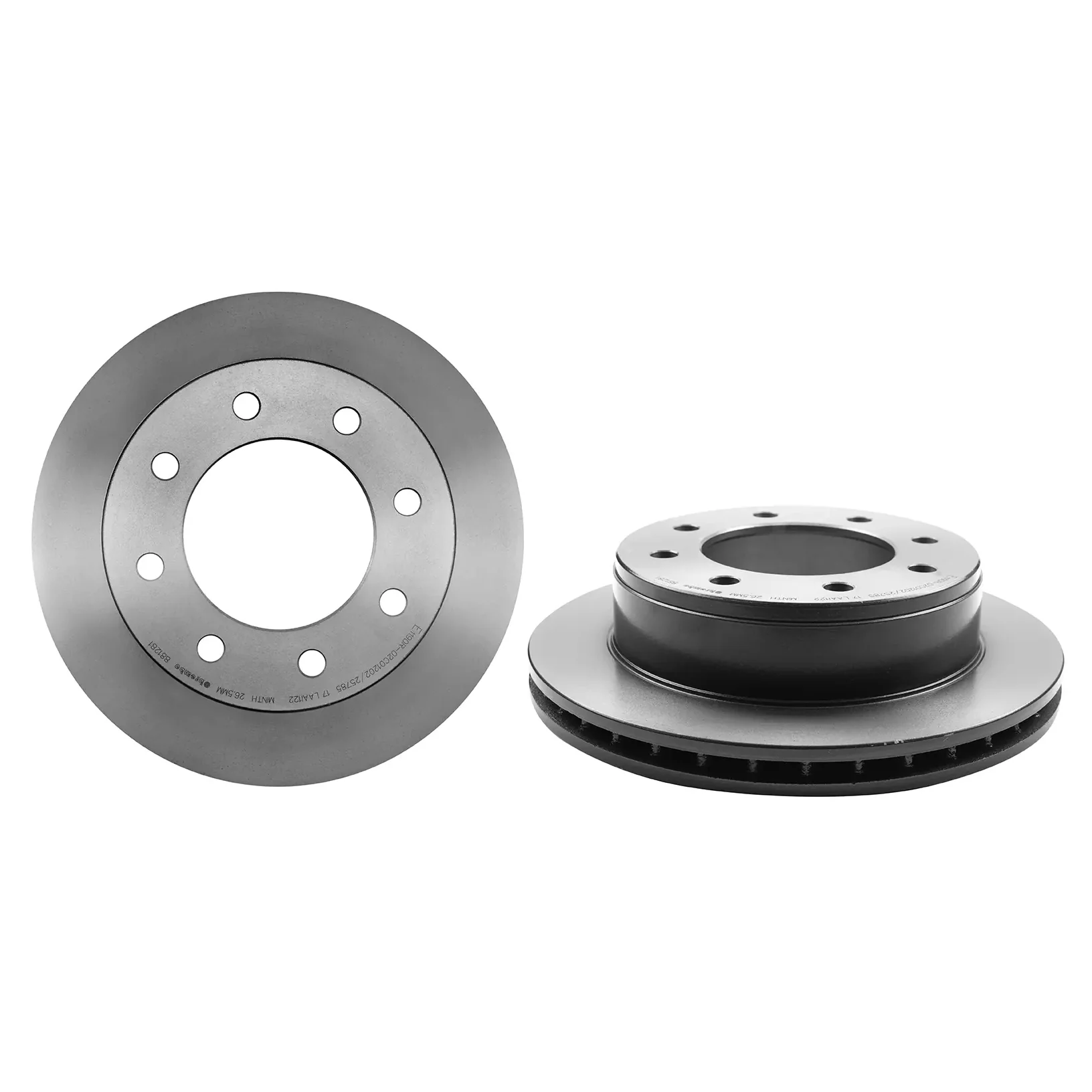 Brembo 03-13 Chevy Express 2500/15-17 Express 2500 Rear Premium UV Coated OE Equivalent Rotor - Image 6