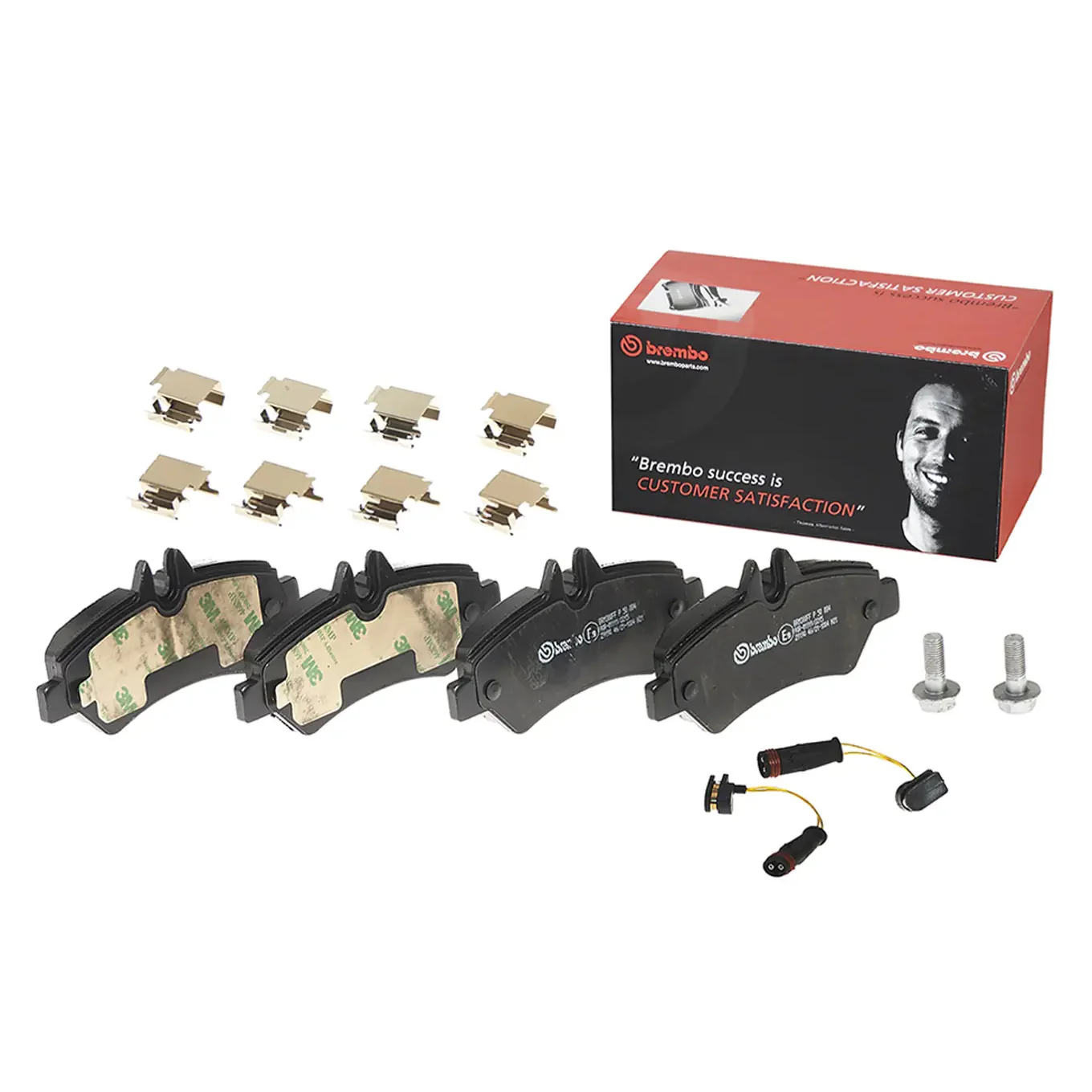 Brembo 07-08 Dodge Sprinter 2500/10-18 Mercedes Sprinter 2500 Rear Premium Low-Met OE Equivalent Pad