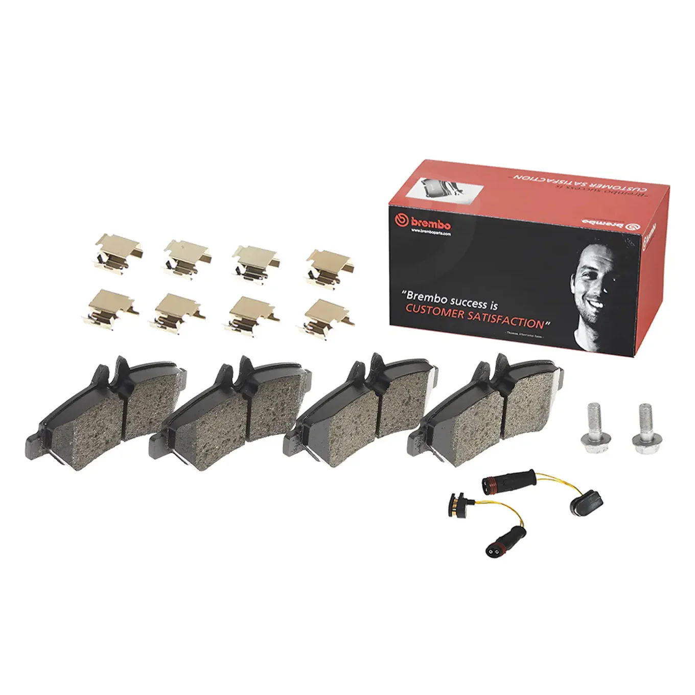 Brembo 07-08 Dodge Sprinter 2500/10-18 Mercedes Sprinter 2500 Rear Premium Low-Met OE Equivalent Pad - Image 2