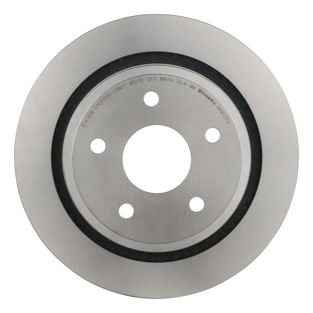 Brembo 07-09 Chrysler Aspen/04-09 Dodge Durango/02-10 Ram Rear Premium UV Coated OE Equivalent Rotor - Image 5