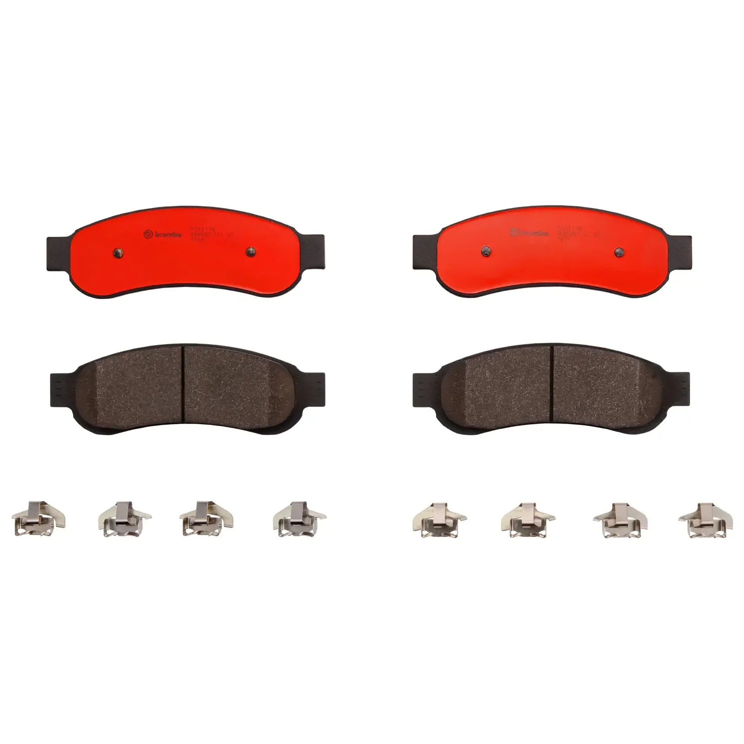 Brembo 08-13 Ford F-250 Super Duty/05-12 F-350 Super Duty Rear Premium NAO Ceramic OE Equivalent Pad