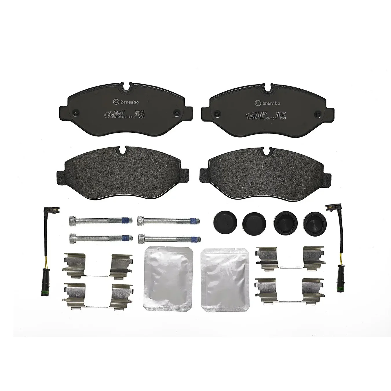 Brembo 16-19 Mercedes-Benz Metris/10-18 Sprinter 2500 Front Premium Low-Met OE Equivalent Pad - Image 3