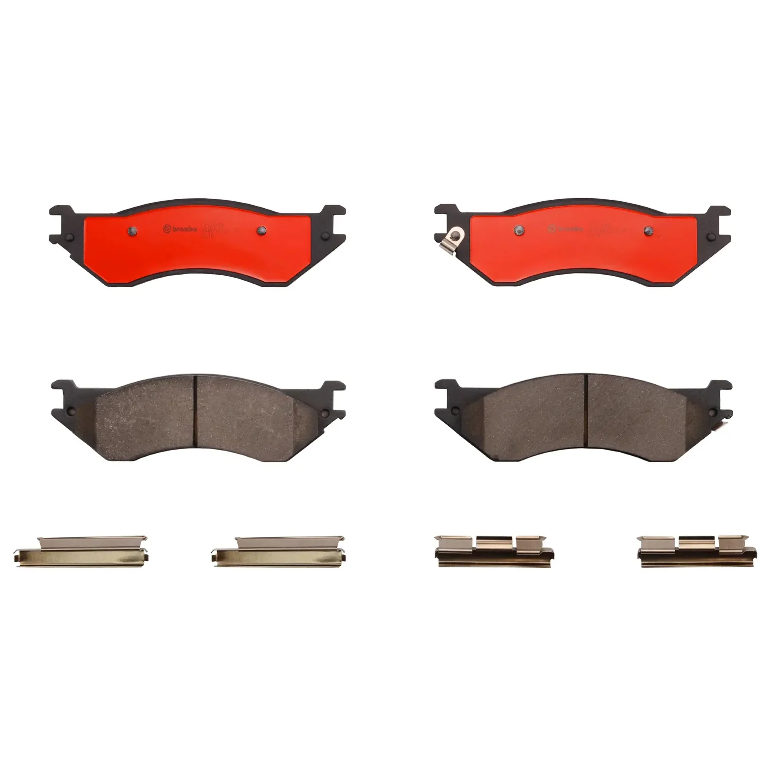 Brembo 97-02 Ford Expedition/98-02 Lincoln Navigator Front Premium NAO Ceramic OE Equivalent Pad