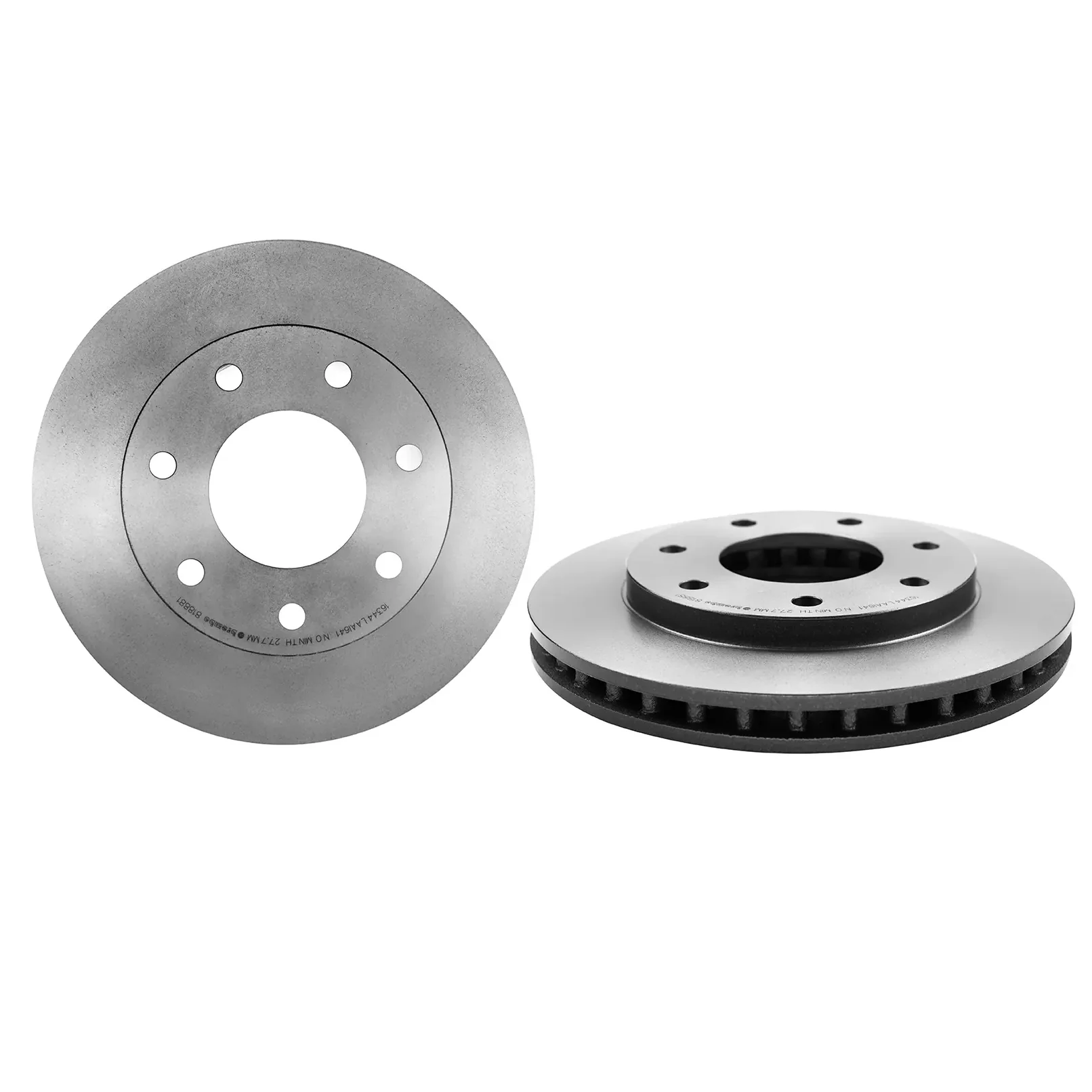 Brembo 99-03 Ford F-150/2004 F-150 Heritage/97-99 F-250 Front Premium UV Coated OE Equivalent Rotor - Image 6