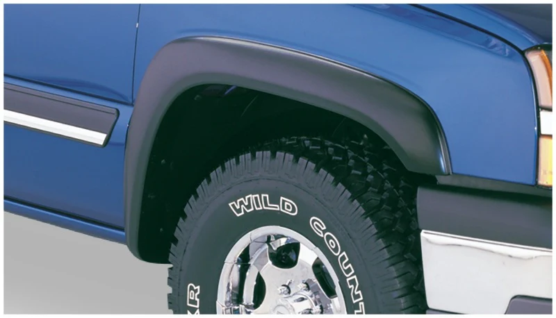 Bushwacker 07-07 Chevy Silverado 1500 Classic Fleetside Extend-A-Fender Style Flares 2pc - Black - Image 2