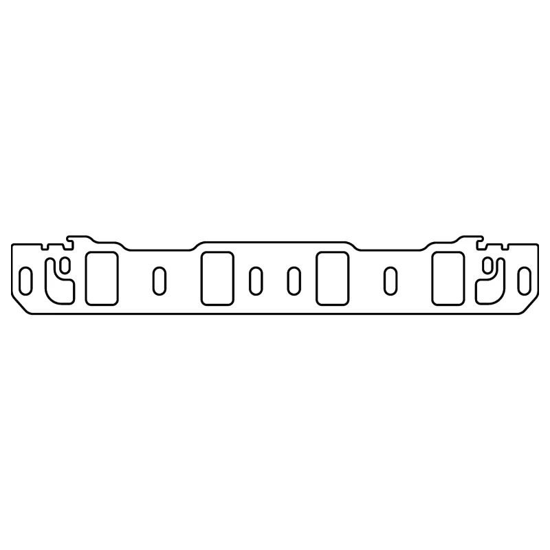 Cometic Ford Windsor .060in Fiber Intake Mani Gasket Set-1.200in x 2.000in Rectangle Port - Image 2