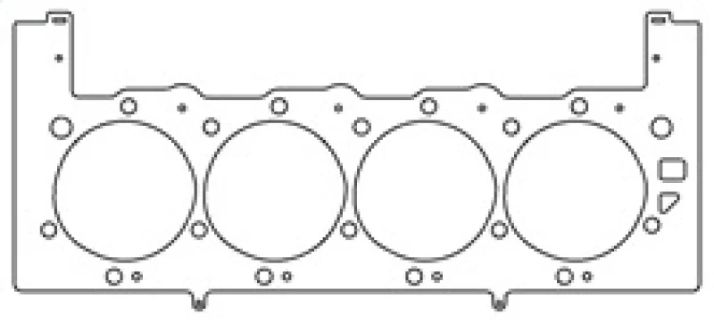Cometic GM L18 Vortec 8100 Gen-VII Big Block V8 .040in MLS Cylinder Head Gasket - 4.280in Bore - LHS - Image 2