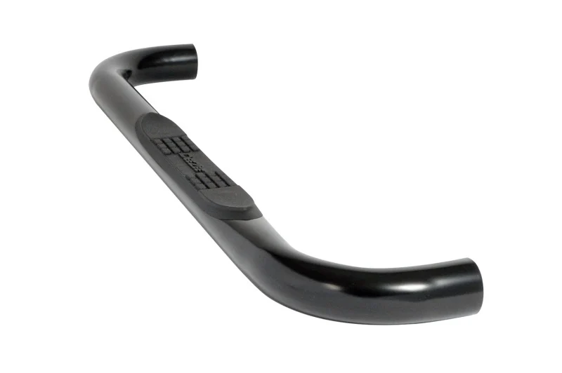 Dee Zee 14-19 Chevrolet Silverado Tubes - 3In Round Black Steel RegCab