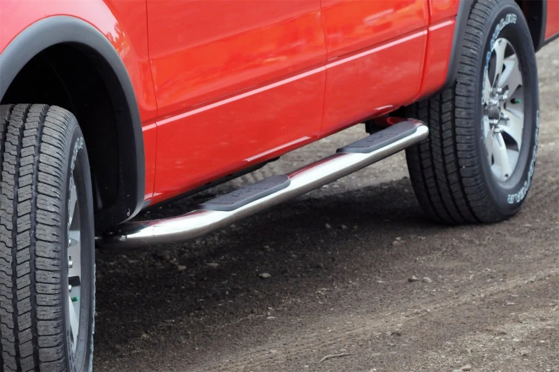 Dee Zee 15-2022 Ford F150/SuperDuty Tubes - 3In Round Stainless Polished CrewCab - Image 2