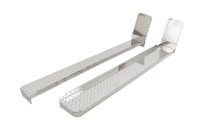 Dee Zee 99-2010 Ford SuperDuty Running Board Cab Section Brite-Tread Aluminum