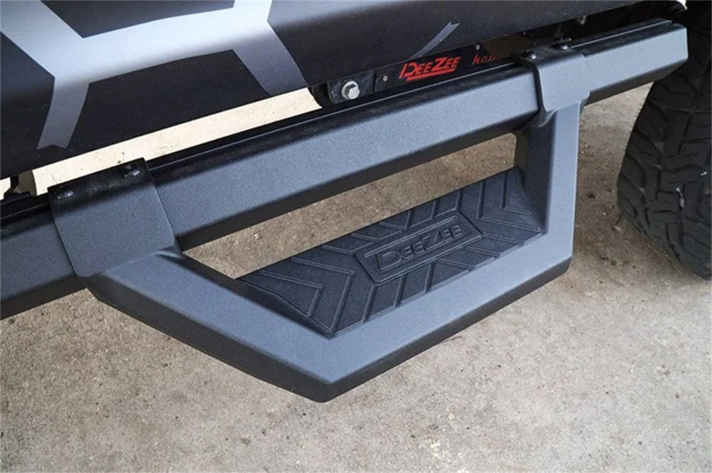 Dee Zee 99-23 Chevrolet/GMC/Dodge/Ford Full Size Truck Hex Cast - Crew Cab Side Steps (Txt Blk) - Image 3